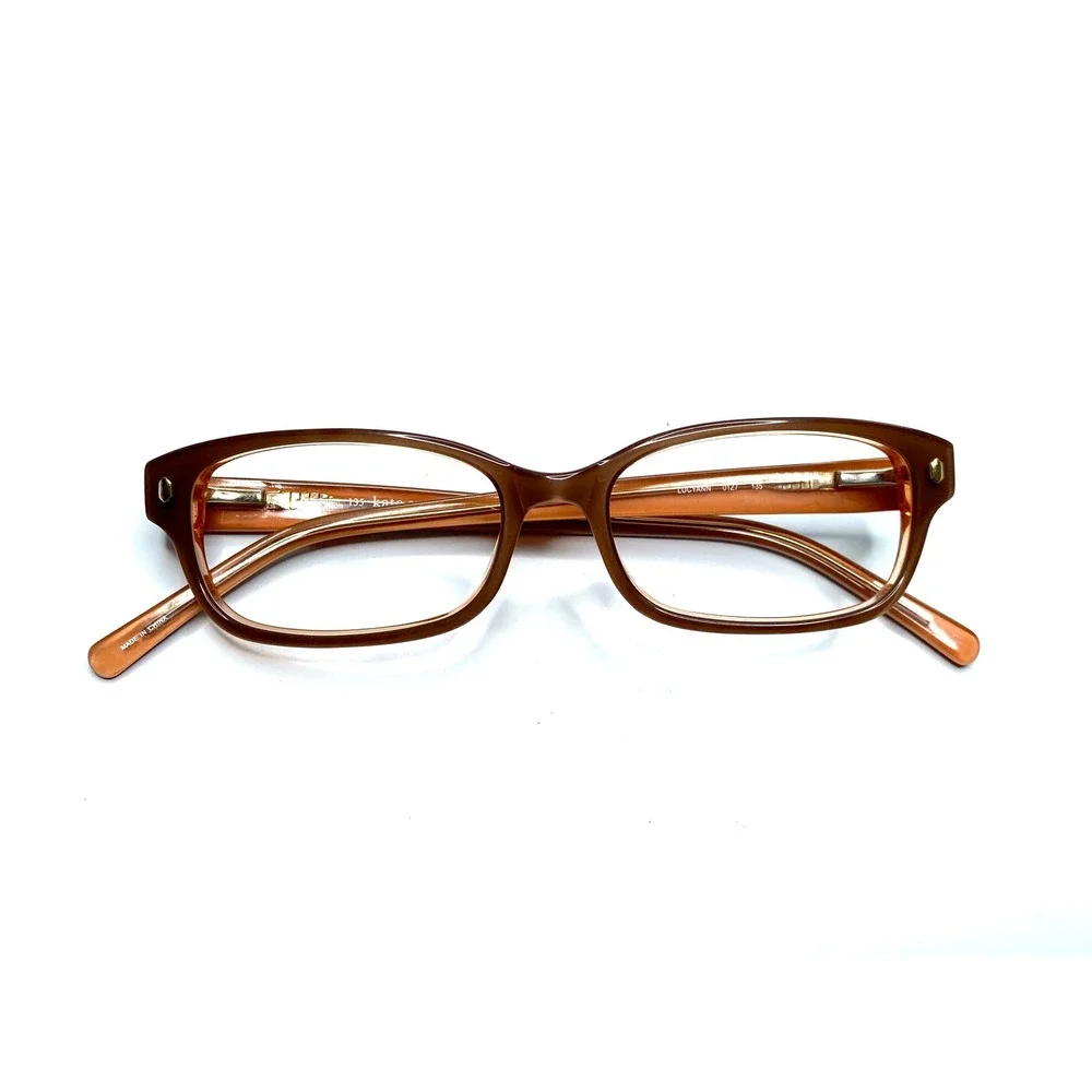Kate Spade Lucyann 01Z7 Brown Rectangular Eyeglass Frames 49 15 135